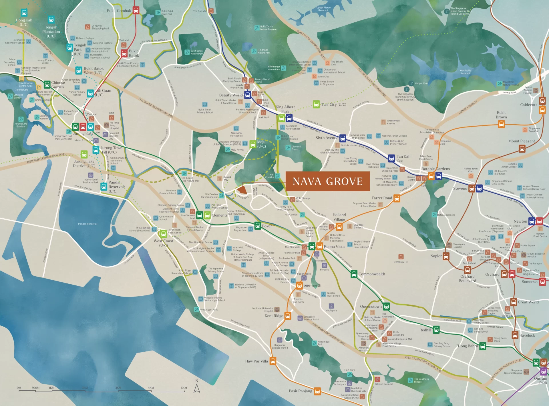 Nava Grove Location Map